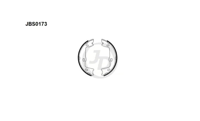 Колодки тормозные барабанные задние S59521