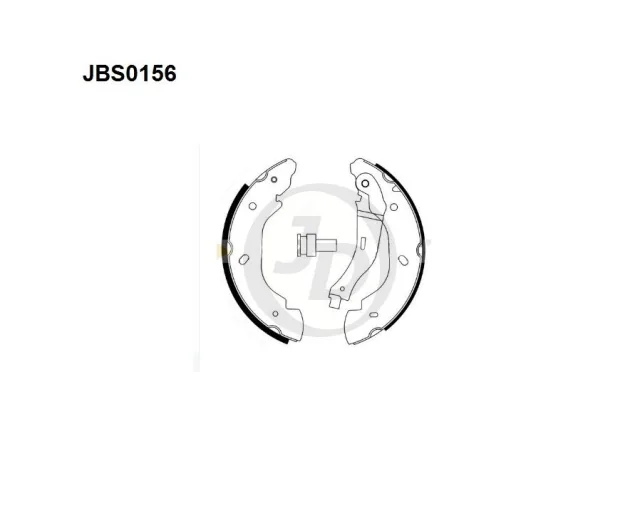 Колодки тормозные барабанные задние S24538