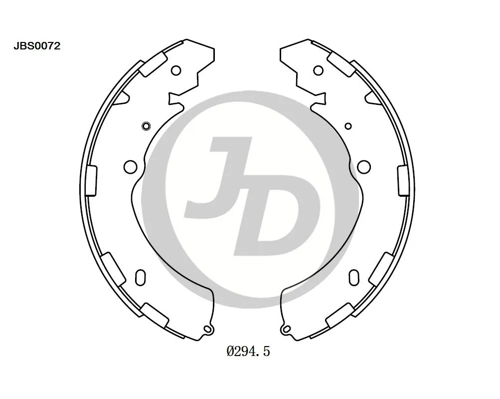 Фото 4: Колодки тормозные JD JBS0072