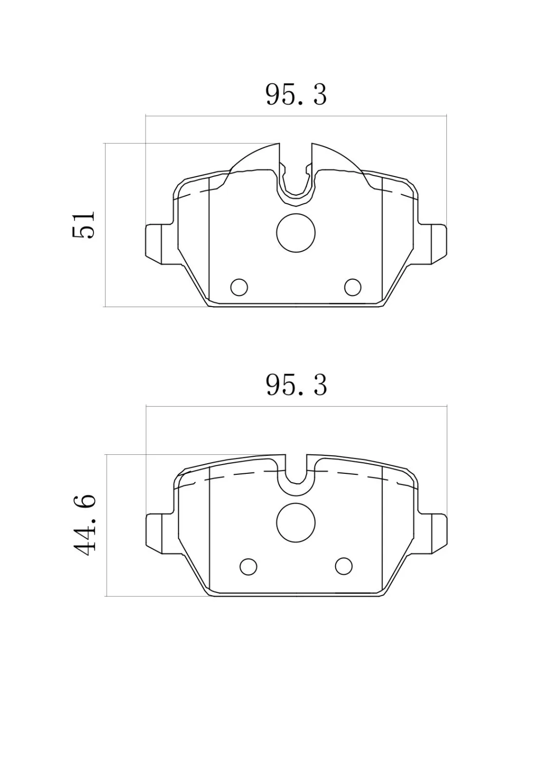 Колодки тормозные JD JBP0354