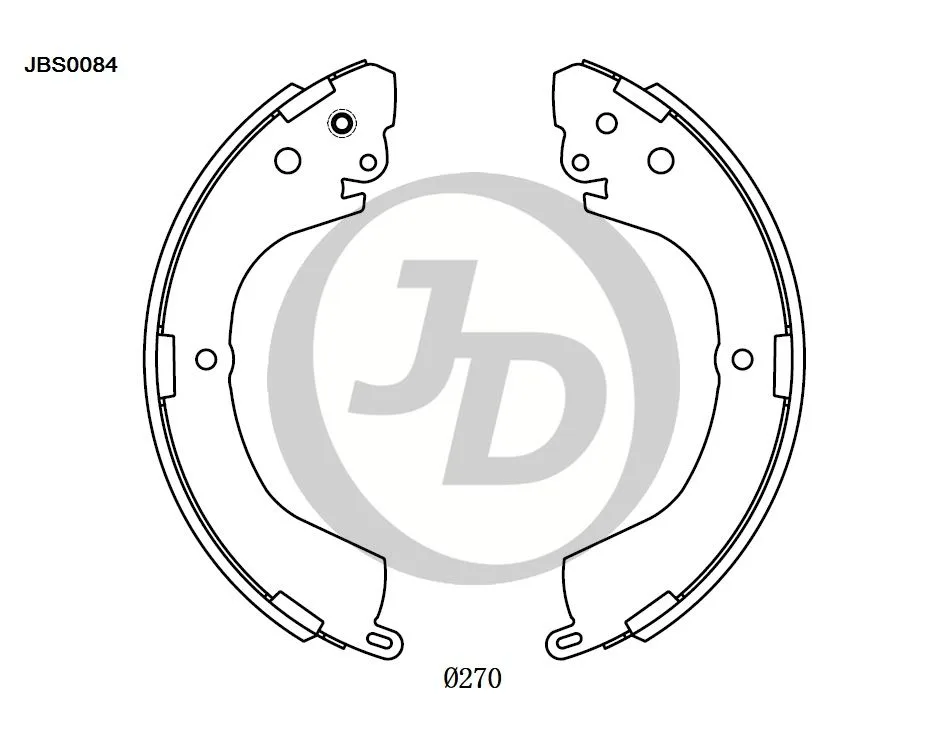 Фото 4: Колодки тормозные JD JBS0084