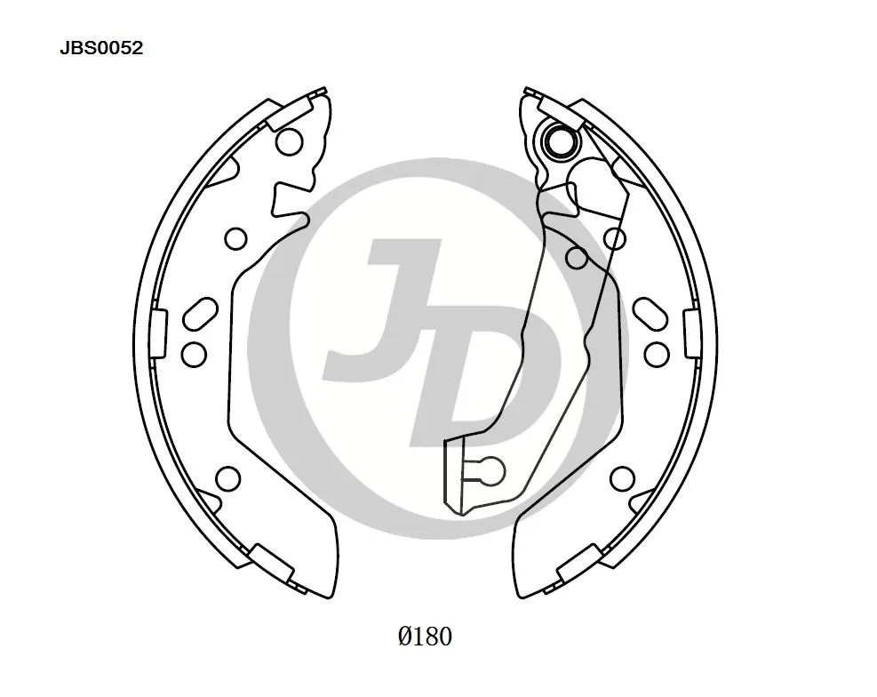 Фото 4: Колодки тормозные JD JBS0052