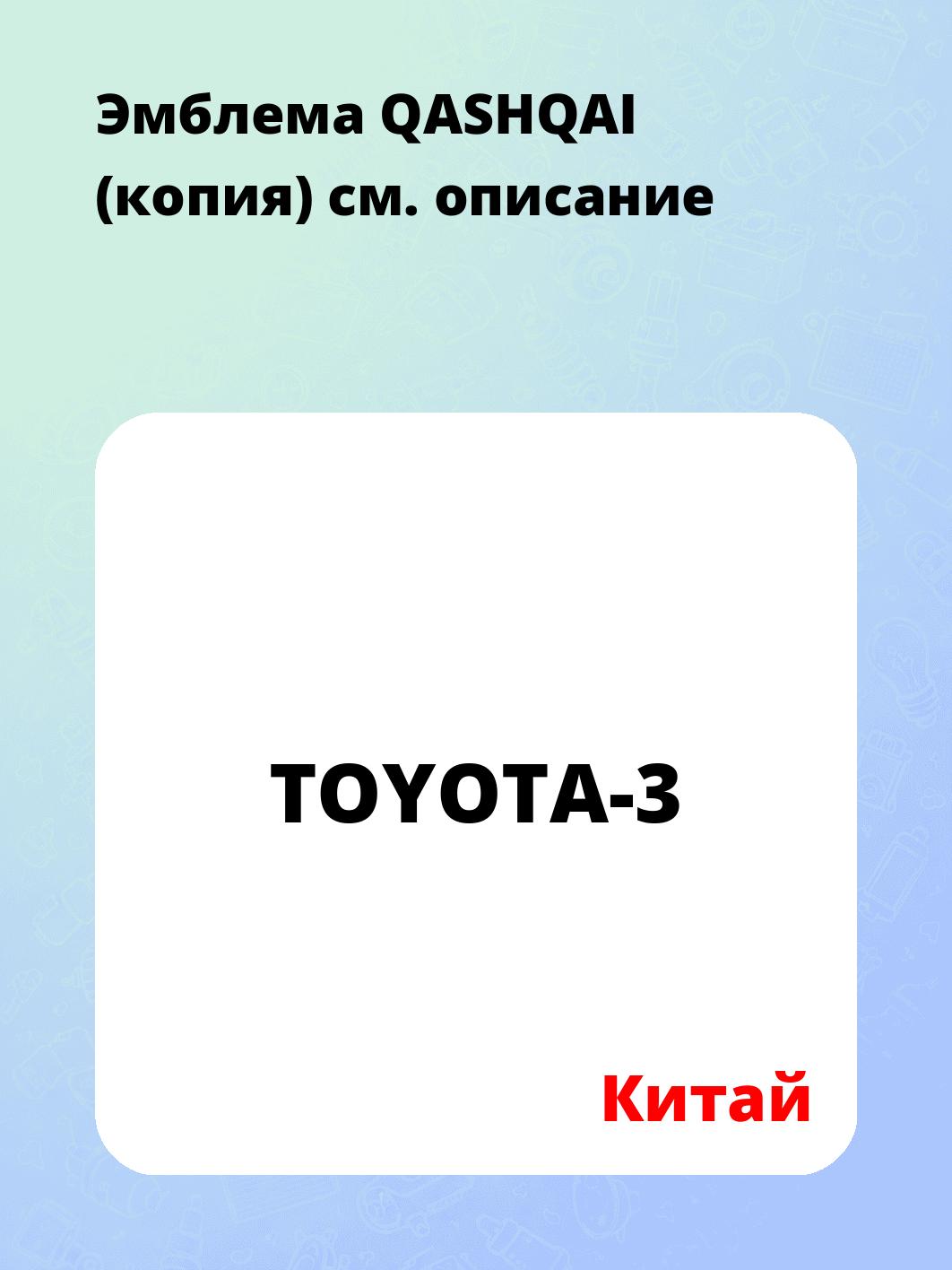 Эмблема QASHQAI (копия)