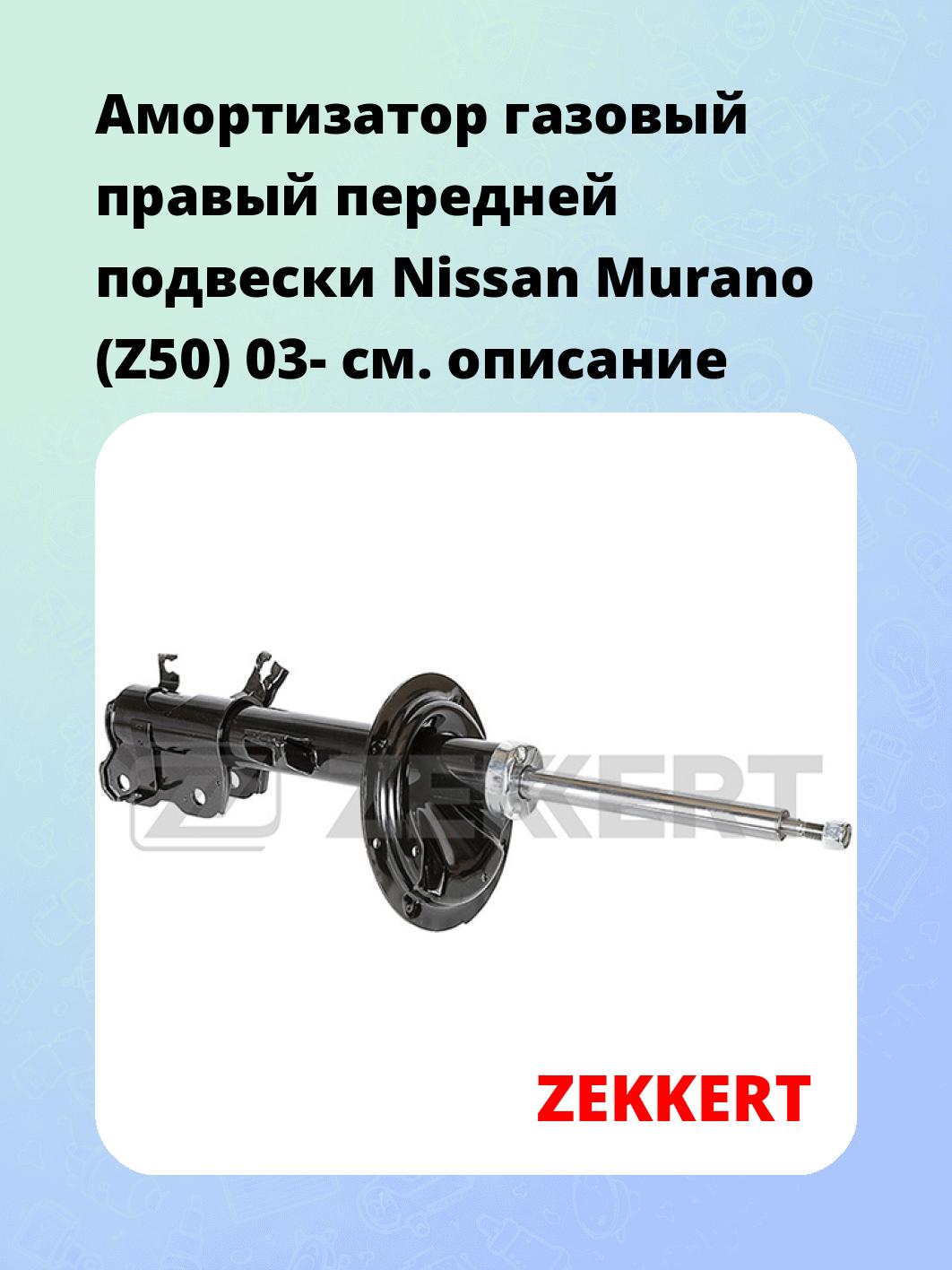 Амортизатор подвески ZEKKERT SG-5076