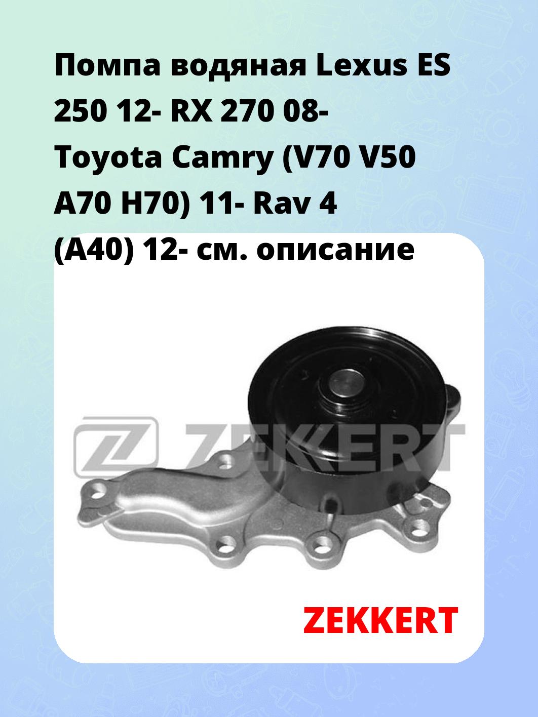 Насос водяной ZEKKERT WP-1396