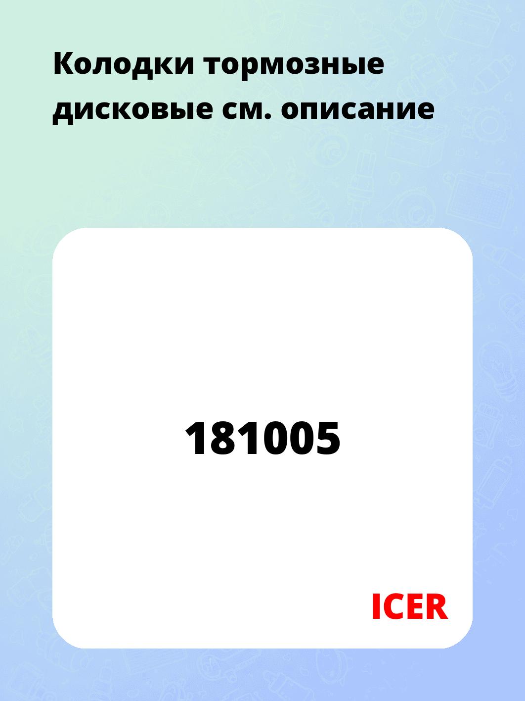 Колодки тормозные дисковые
