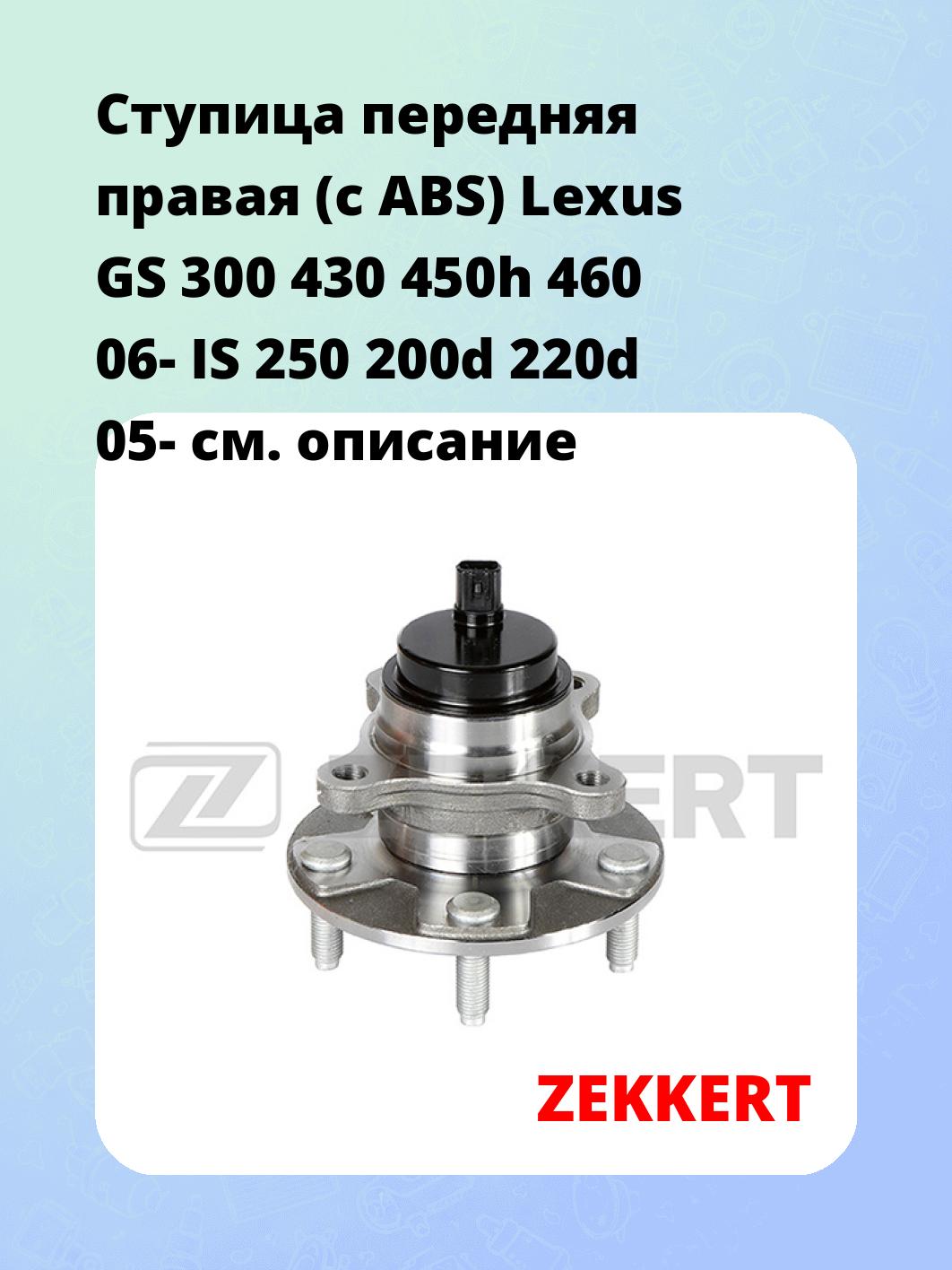 Ступица ZEKKERT RL-1179