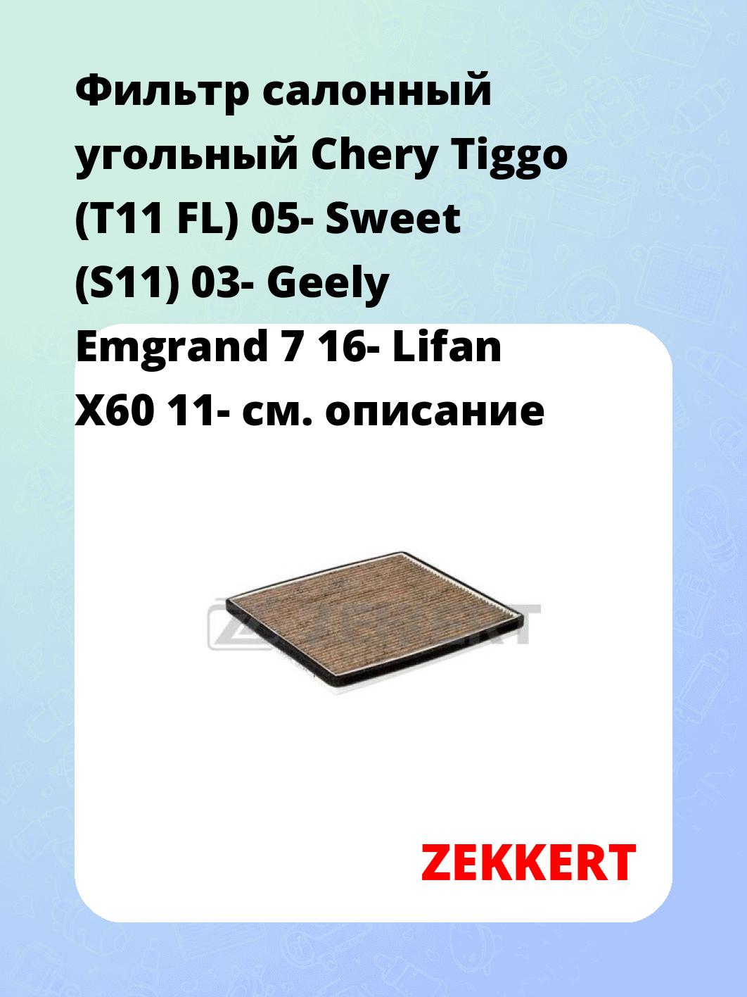 Фильтр салонный ZEKKERT IF-3405K