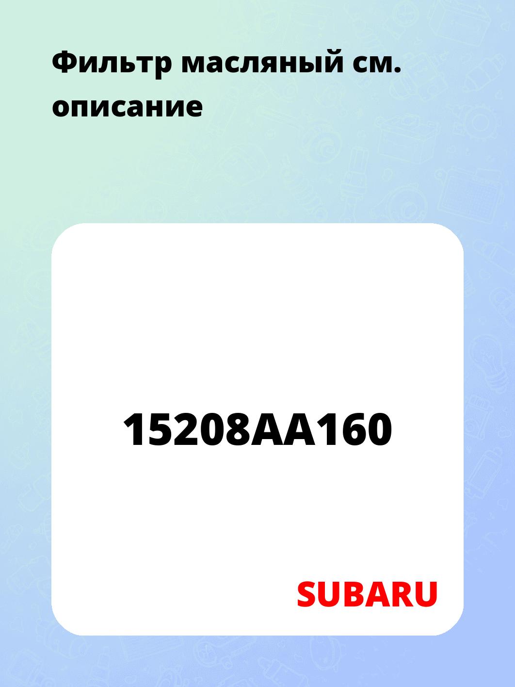 Фильтр масляный