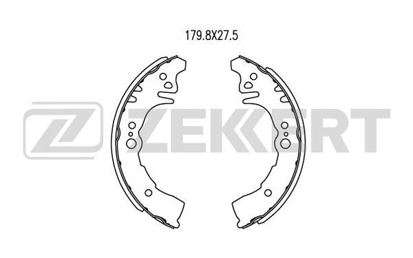 Фото 3: Колодки тормозные ZEKKERT BK-4464