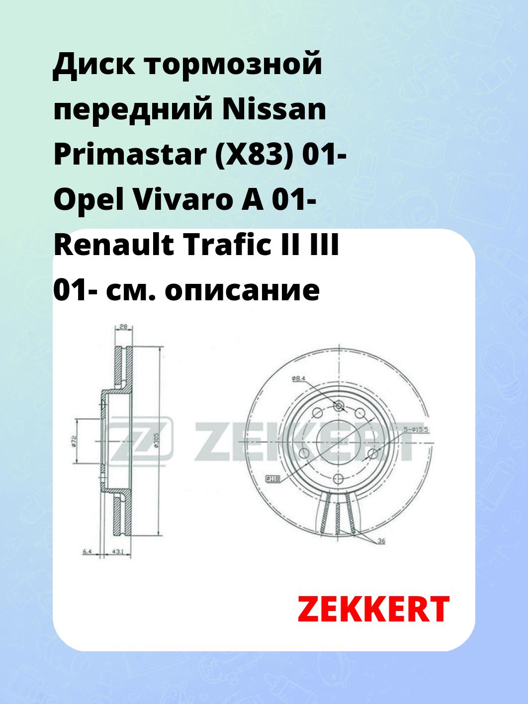 Диск тормозной ZEKKERT BS-5141