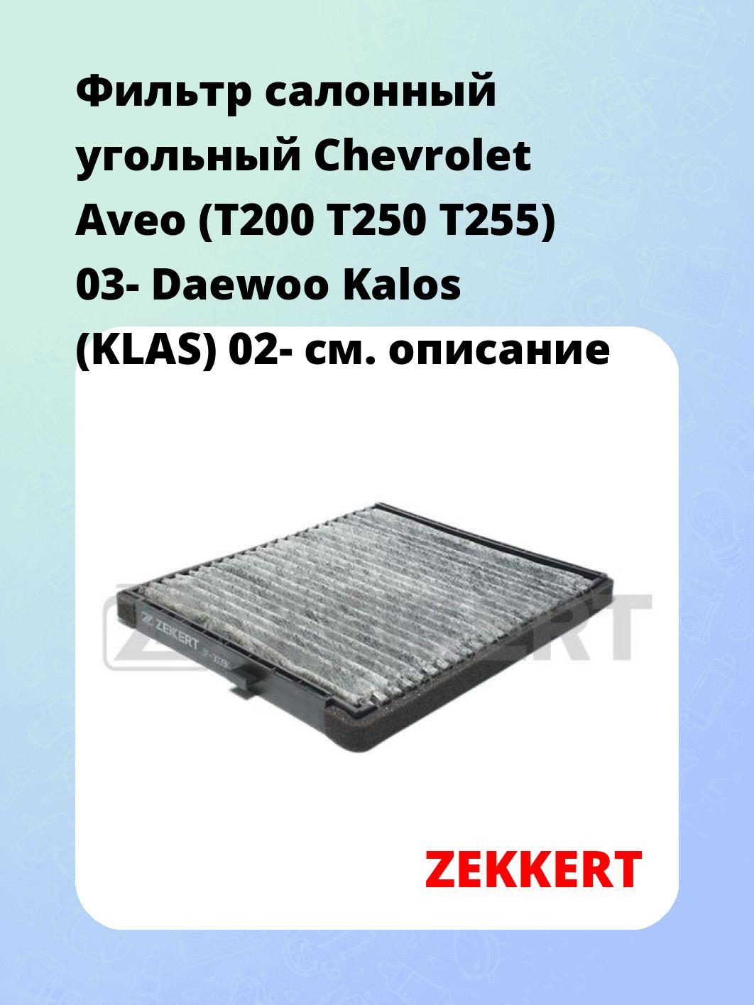 Фильтр салонный ZEKKERT IF-3039K