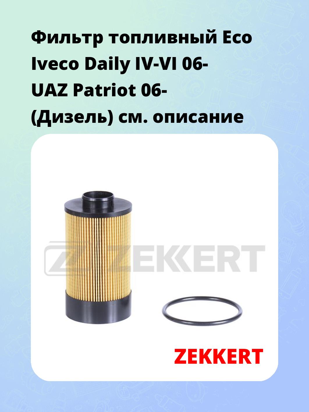 Фильтр топливный ZEKKERT KF-5236E