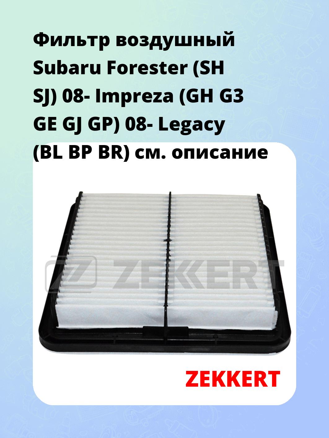 Фильтр воздушный ZEKKERT LF-1698