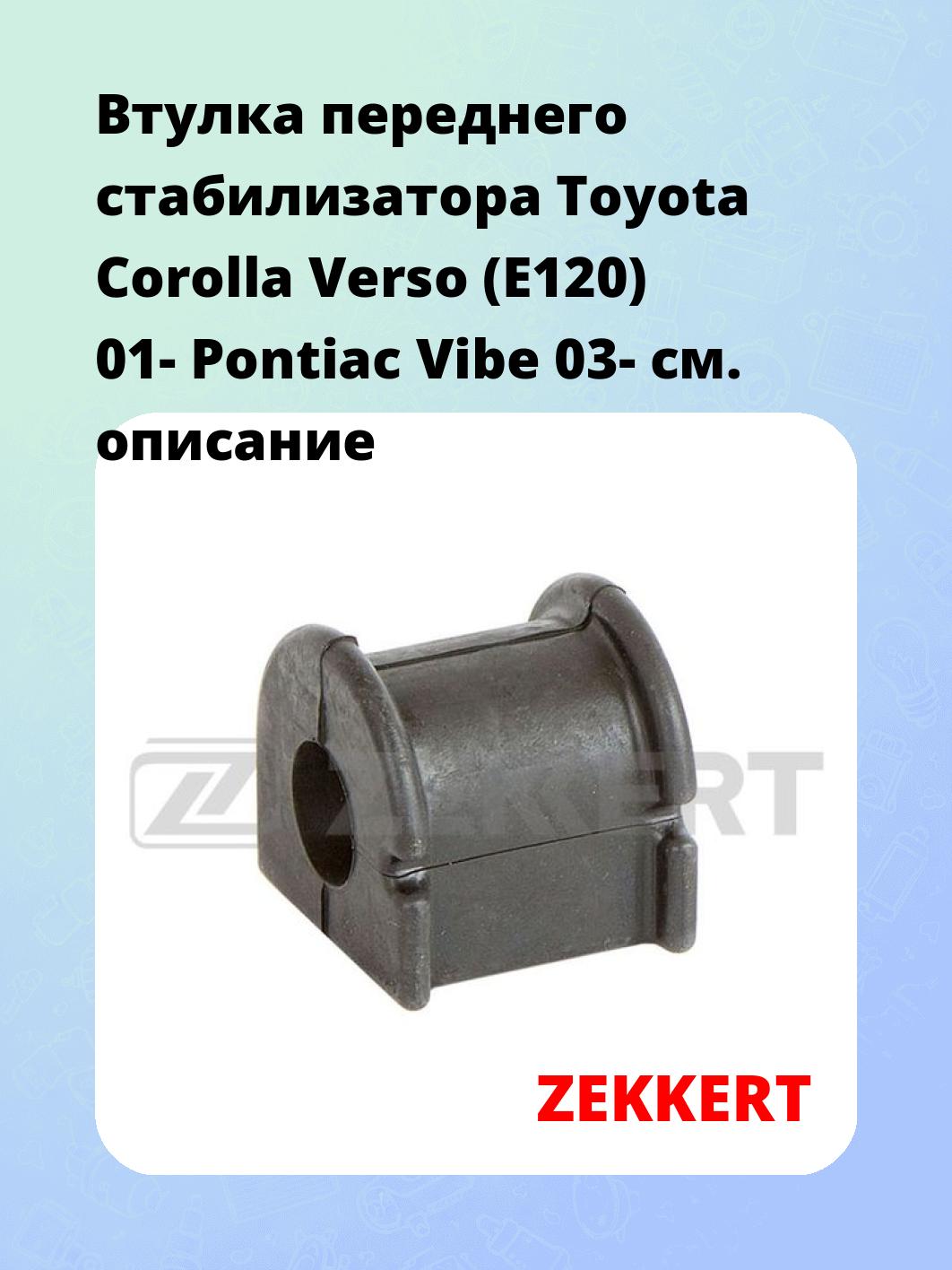 Втулка стабилизатора ZEKKERT GM-1370