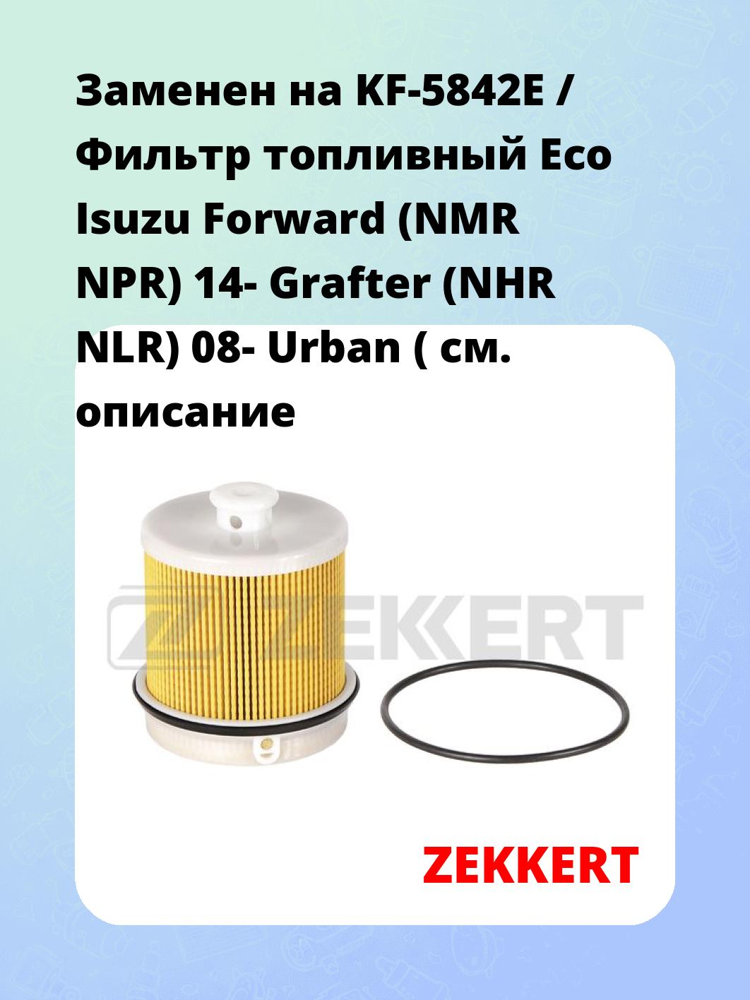Фильтр топливный ZEKKERT KF-5462E