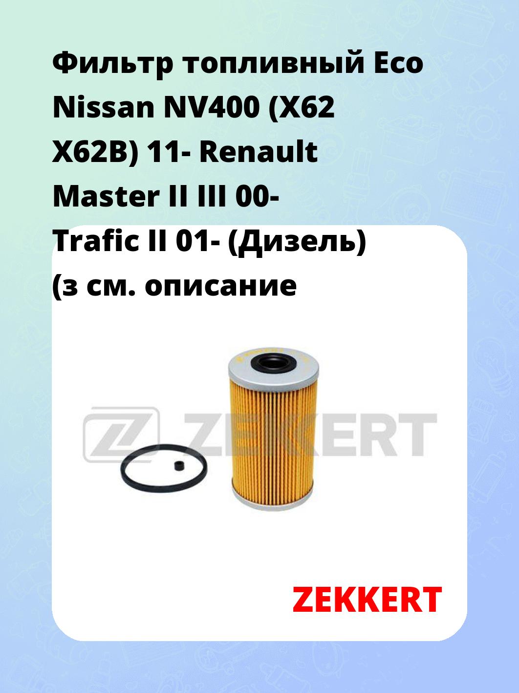 Фильтр топливный ZEKKERT KF-5132E