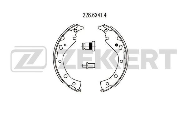 Фото 3: Колодки тормозные ZEKKERT BK-4463