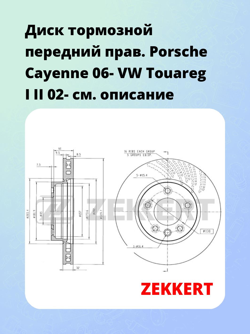 Диск тормозной ZEKKERT BS-5285